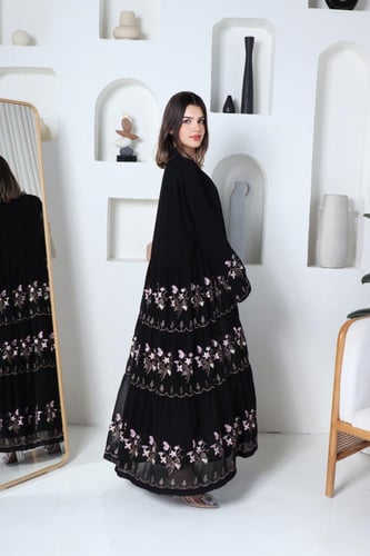 عباية شيفون كوري طبقات