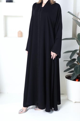 عباية كريب ملكي كوري