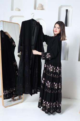 عباية شيفون طبقات