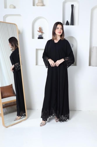 عباية حرير نواعم تطريز