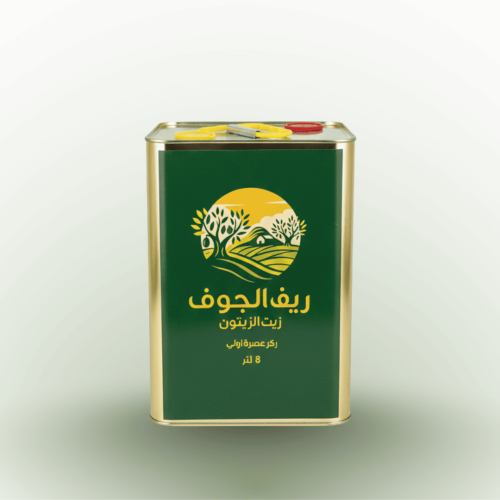 عبوة 8 لتر زيت زيتون الموسم الجديد