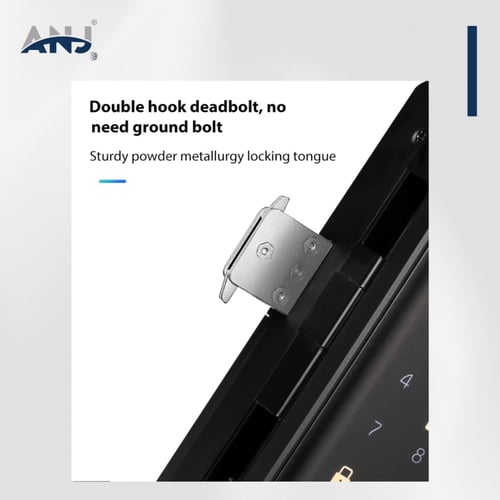 قفل ذكي ANJ لباب زجاجي