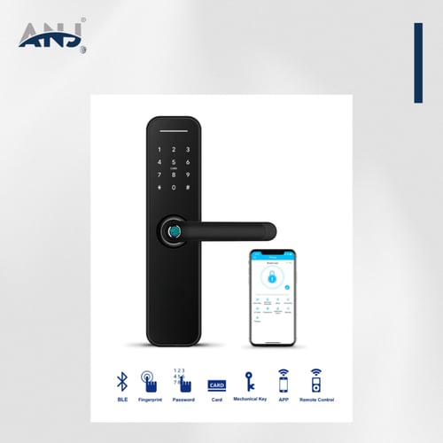 قفل ذكي ANJ لباب رئيسي (متوسط)