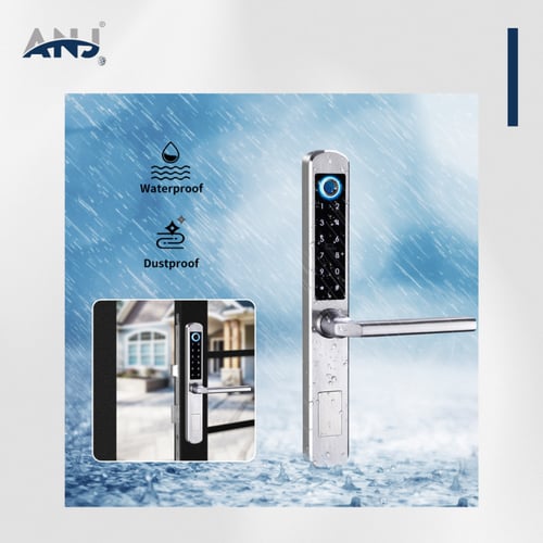 قفل ذكي ANJ بمقبض قصير