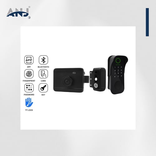 قفل ذكي مفرد ANJ لباب الشارع
