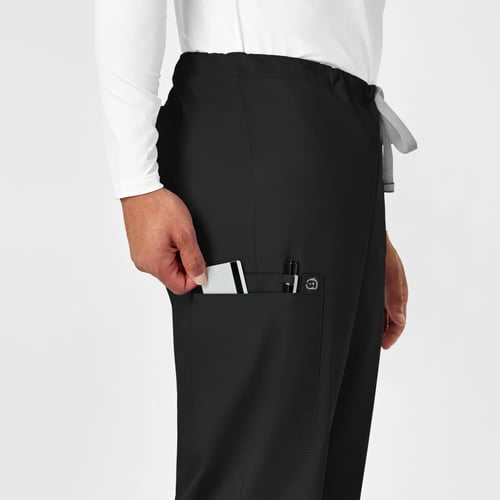 WonderWORK Unisex Drawstring Cargo Scrub Pant