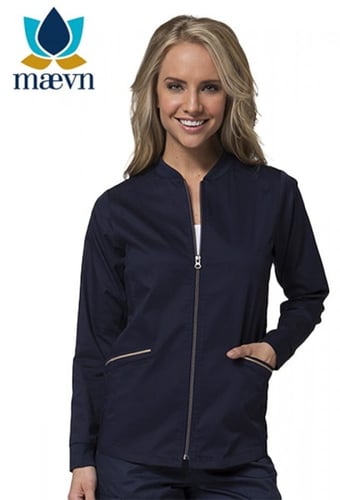 Maevn PrimaFlex Zip Front Warm-Up Jacket