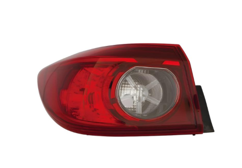 Rear windshield ZOOM 3 - 2013-2016 - Left DEPO