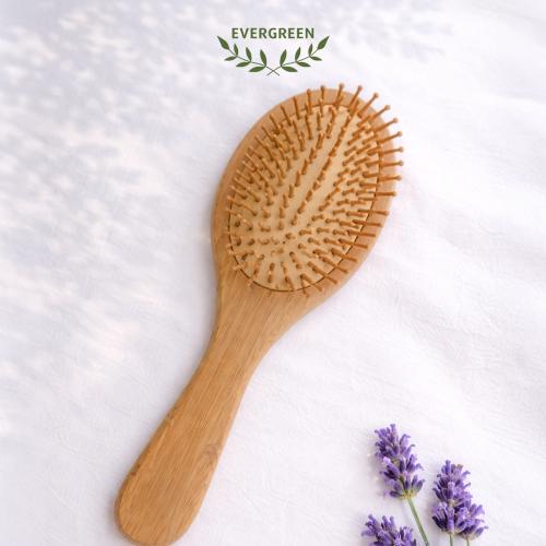 فرشاة شعر خشب طبيعية من البامبو الطبيعي