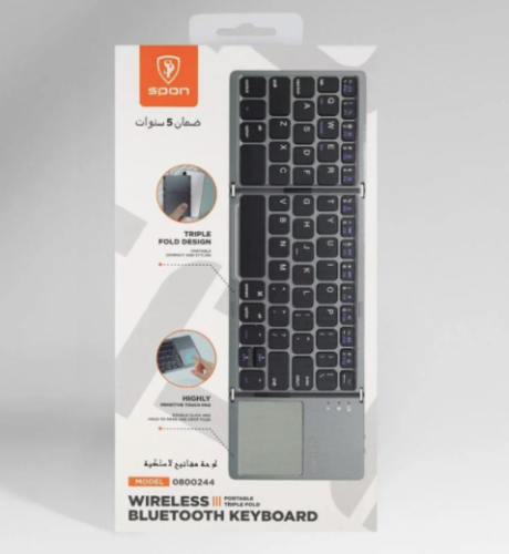 لوحة المفاتيح والماوس 2 في 1 القابلة للطبق