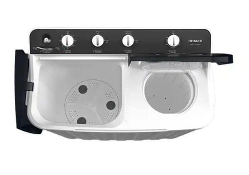 HIT-LTTH0JWTMRG هيتاشي غسالة نصف اوتوماتيك حوضين 1...