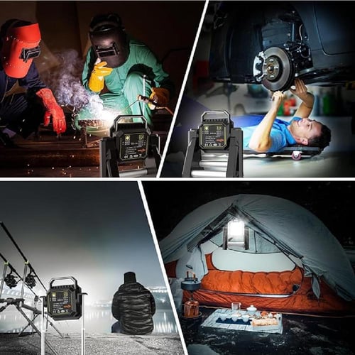 دينكس ، مصباح عمل متعدد الوظائف مع ستاند قابل للتع...