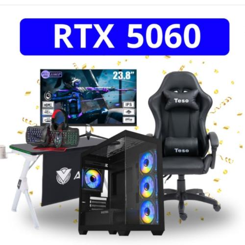 تجميعة بي سي قيمنق كاملة مع كرت RTX 5060، معالج i5...