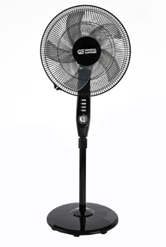 جنرال سوبريم مروحة عامودية، 3 سرعات،5 ريش اسود
