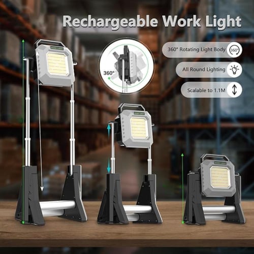 دينكس ، مصباح عمل متعدد الوظائف مع ستاند قابل للتع...