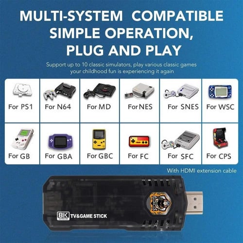 وحدة تحكم الالعاب والمشاهدة GAME BOX 8k