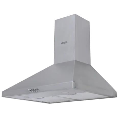 جنرال سوبريم , شفاط مدمج جداري مع مدخنة تصميم هرمي...