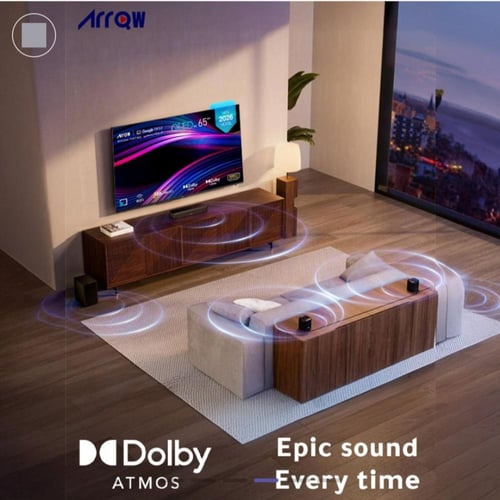 شاشه أركيو كيو ليد 65 بوصة - 120 هرتز - وضوح فائق...