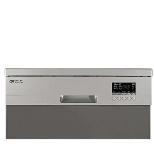 GSDW1325SSGجنرال سوبريم غسالة صحون, 5 برامج, 13 مك...