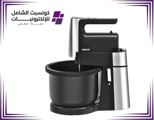 عجانة ومضرب بيض 2 في 1 بقدرة 400 واط سعة 2.7 لتر م...