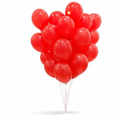 باقة هيليوم أحمر (30حبة)