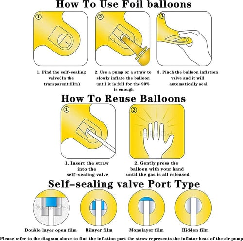 بالونات هيليوم ذهبي على شكل حروف