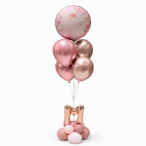 باقة هيليوم حب