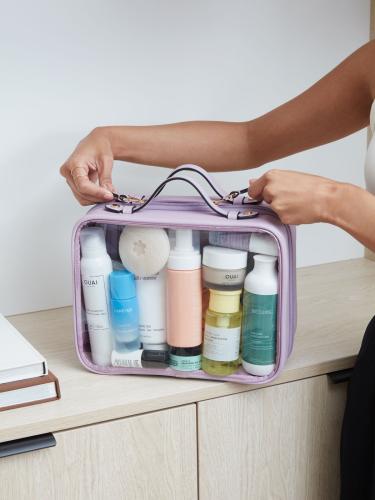 Large Clear Cosmetics Case calpak travel الحجم لارج