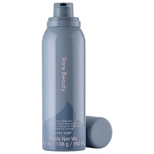 Rare Beauty Find Comfort: Feel Seen Hydrating Body Mousse to Oil