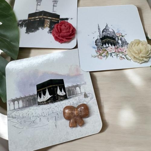 ثيم عيد الاضحي مع (صابون أو شمعة أو بخور)