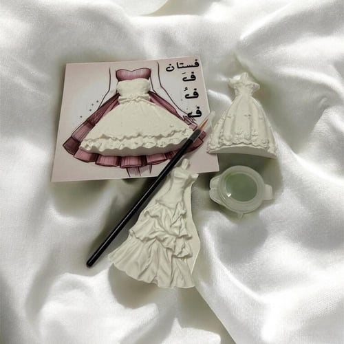 توزيعات حرف ف تلوين كلمة فستان