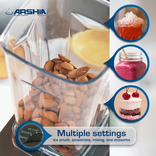 خلاط احترافي من أرشيا - قوة 2200 واط - وعاء بسعة ك...