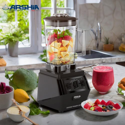 خلاط احترافي من أرشيا - قوة 2200 واط - وعاء بسعة ك...