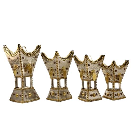 طقم مباخر فضي