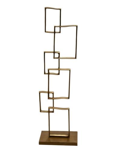قطعة ديكور - لولو معدني 110×32×16سم