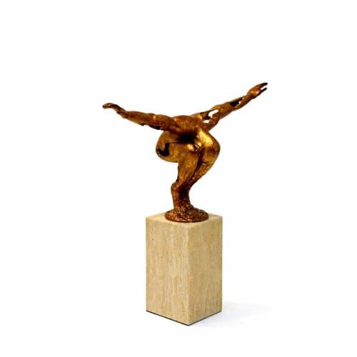 تمثال ديكوري فني فاخر 31×37×8سم