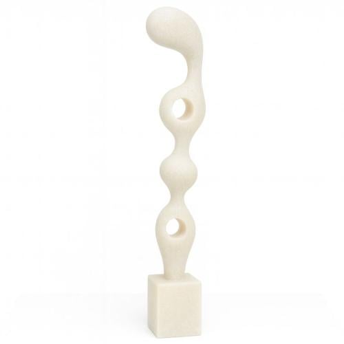 مجسّم ديكوري حديث التصميم، يتكوّن من قاعدة رخامية...