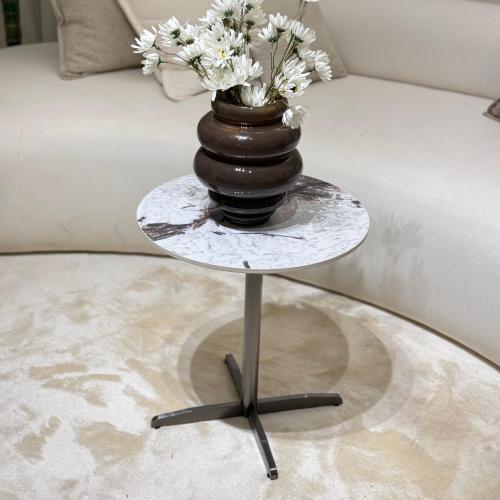 طاولة قهوة من السيراميك الملبد من توليدو 48×45×45س...