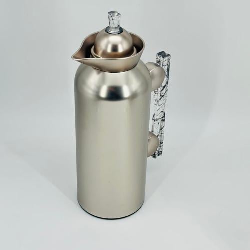 ترامس شاي راقي1لتر استيل داخل زجاج