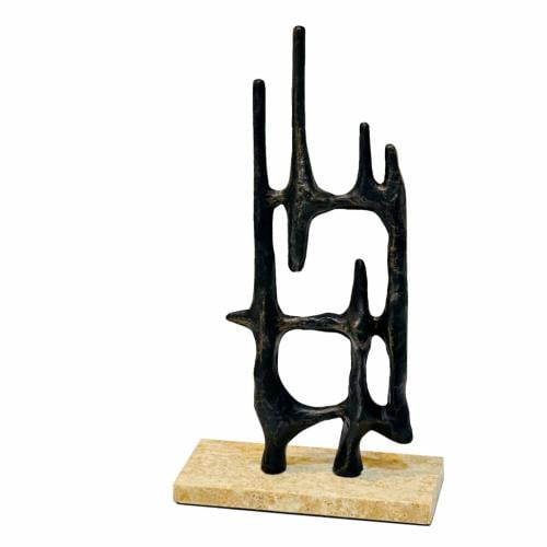 قطعة فنية أنيقة بتصميم تجريدي حديث يجمع بين الجرأة...