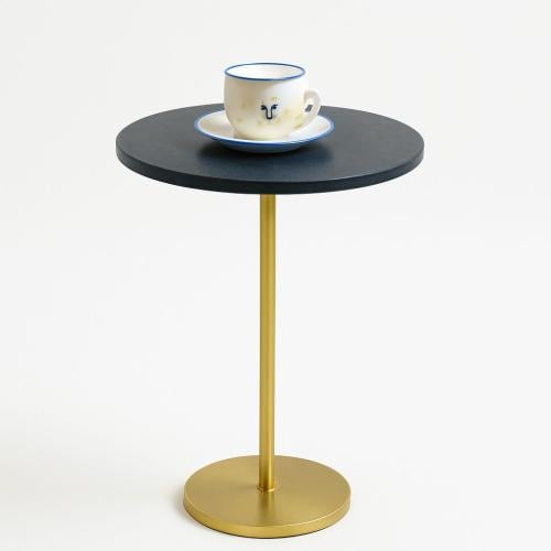 طاولة زينة بسطح رخام من لايف ستايل 37×37×49سم