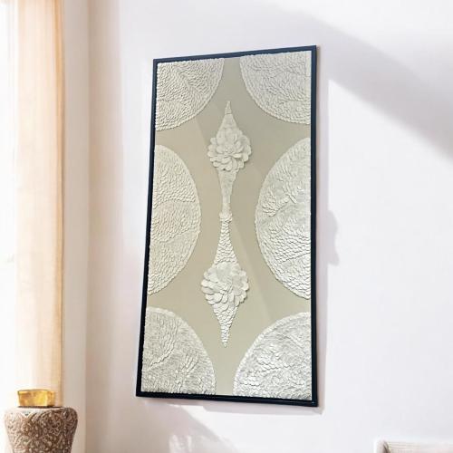 لوحه جداريه جبسية صدفية 100×200سم (منتج تفصيل)