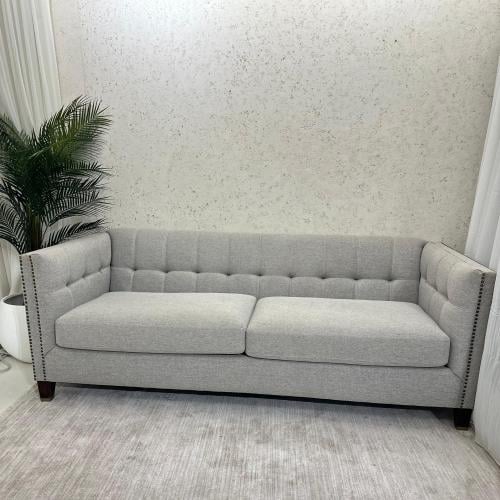 كنبة قماش 3 مقاعد من كامبريا 210×60×75سم