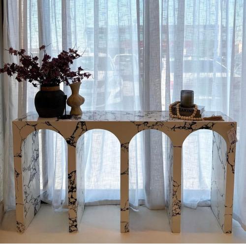طاولة كونسول رخام 160×85×35سم