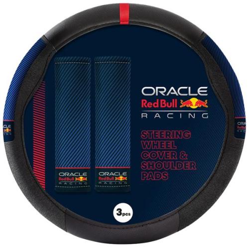 Red Bull ريد بول ريسنغ طقم غطاء عجلة القيادة ووساد...