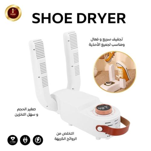 Portable electric shoe dryer