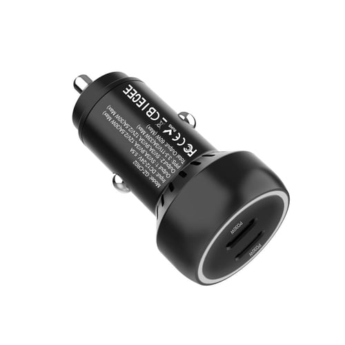 قيزمو شاحن سيارة 60 واط بمنفذين USB-C