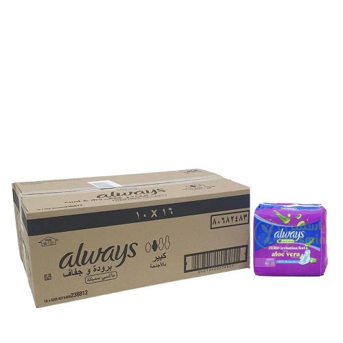 حفائظ اولويز موف 1كرتون 16حبة *10 فوطة