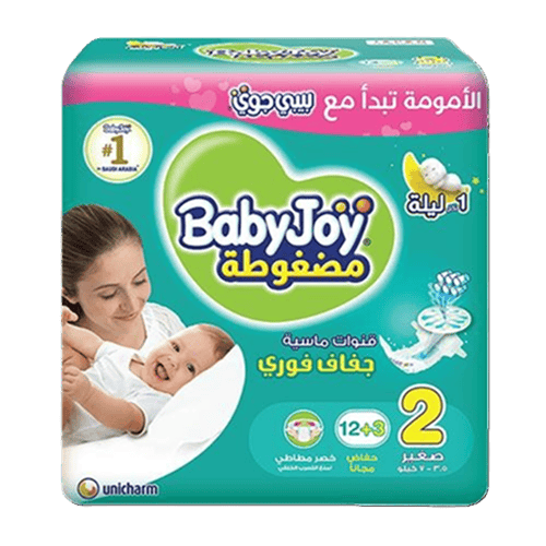 [كرتون] حفائض بيبي جوي رقم 2 عدد 8*15