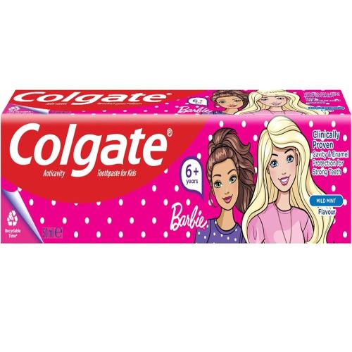 معجون كولجيت 50 مل اطفال باربيل